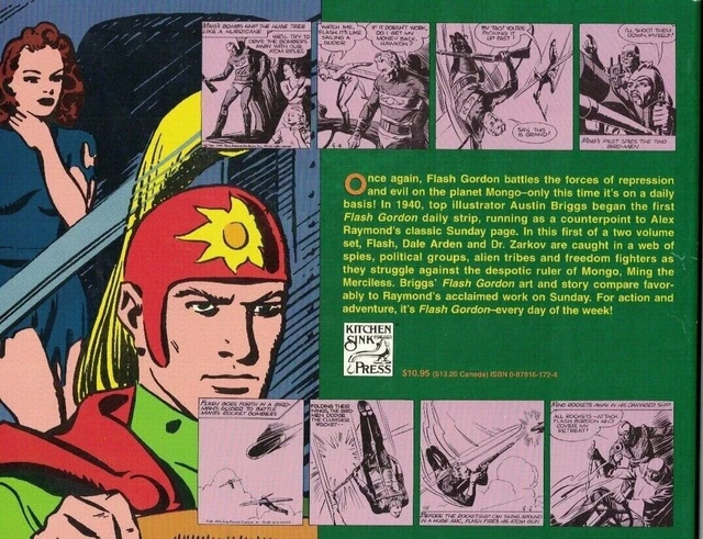 Flash Gordon Vol 1 Dailies 1940-1942 Softcover  Austin Briggs  Kitchen Sink 1992 2