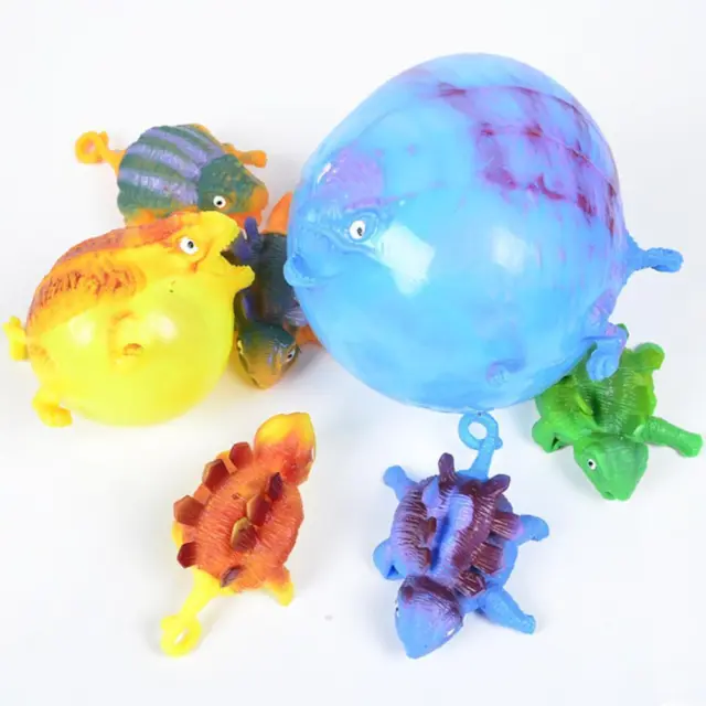 Dinosaur Blow Up Inflatable Balloon Ball Funny Bouncing AID Toy` Z8 Stress R0Y6