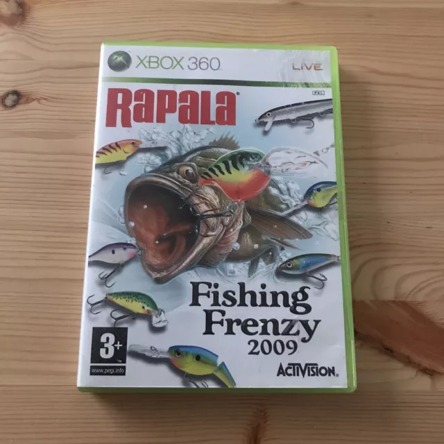 RAPALA FISHING FRENZY 2009, Xbox 360 Complete PAL Fast Free