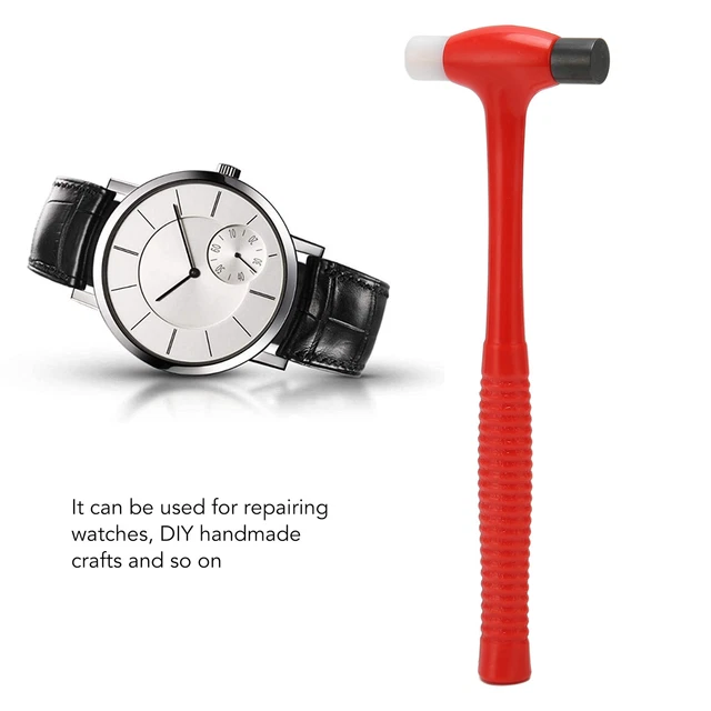 MINI PLASTIC HAMMER Portable Double Head Watch Repair DIY Repair Tool
