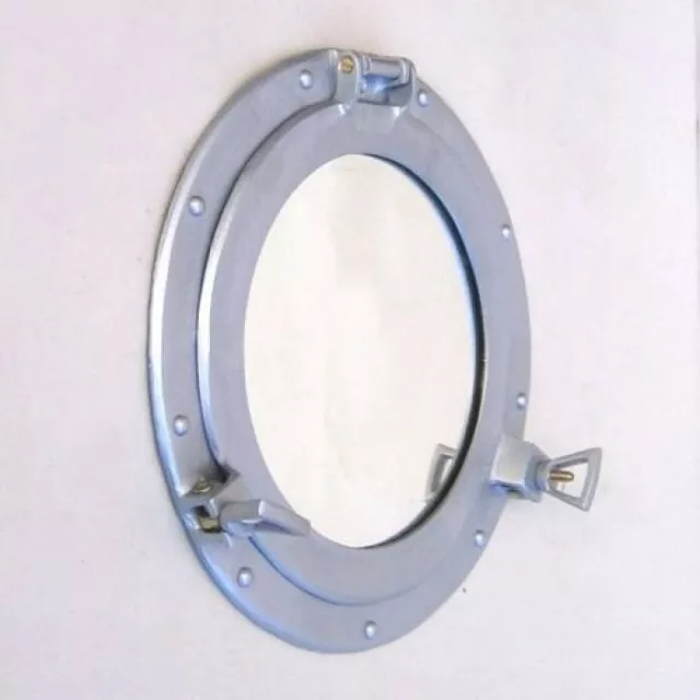 11" Portilla Ventana Espejo~Aluminio Portilla~Enviar Portilla~Náutico Decoración