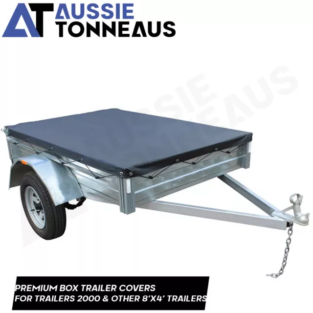 8 x 4 Box Trailer Tonneau Cover - (Suits Trailers 2000 & Other 8'x4' Trailers)