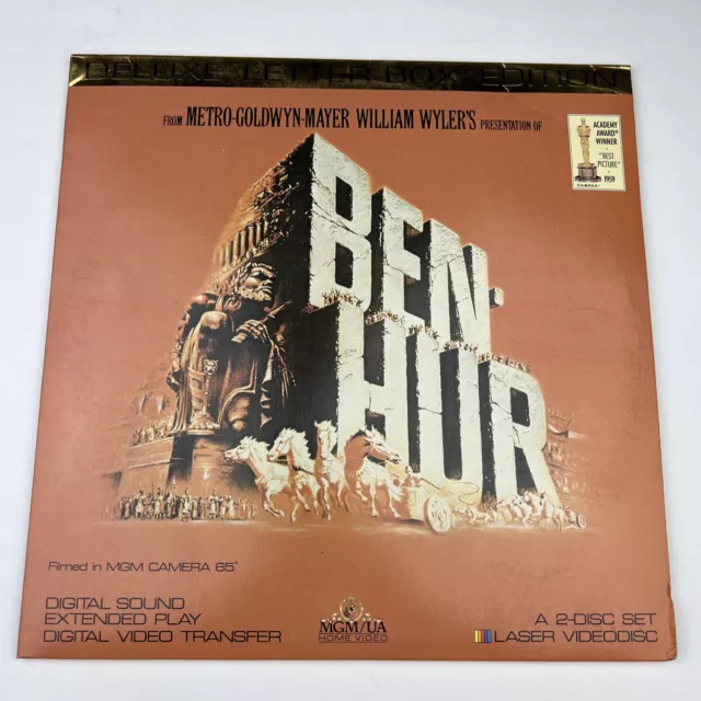 Ben Hur Laserdisc LD Laser Disc 1959 Charlton Heston