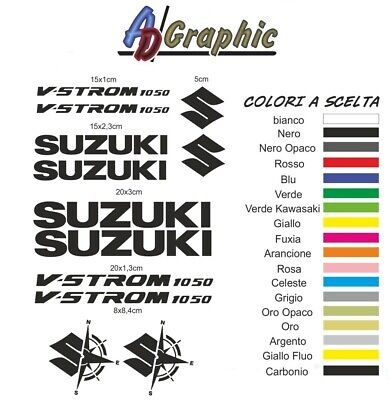kit adesivi adesivo Stickers sticker compatibile con suzuki vstrom v-strom 1050