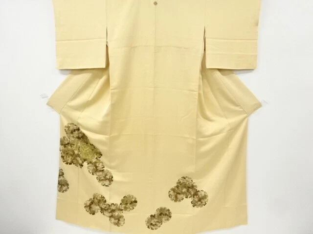 6589026: Japanese Kimono / Vintage Iro-Tomesode / Embroidery / Snowflake