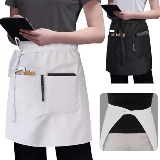 with 2 Pockets Coffee House Working Aprons Studios Uniform Wear  Restaurant