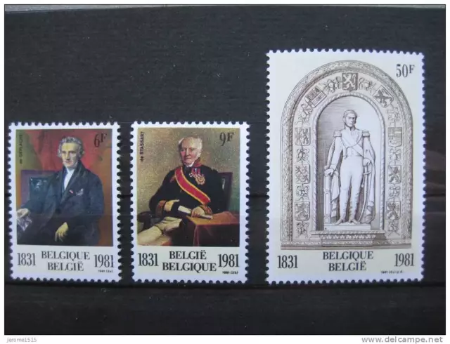 timbres belges : Dynastie du parlement 1981**