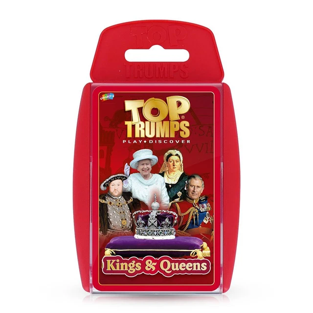 KINGS AND QUEENS Top Trumps Card Game £6.00 PicClick UK