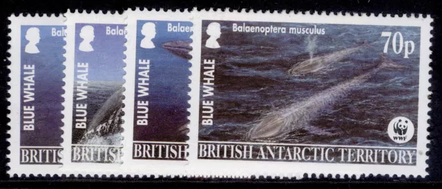 BRITISH ANTARCTIC TERRITORY QEII SG361-364, 2003 Endangered species set, NH MINT