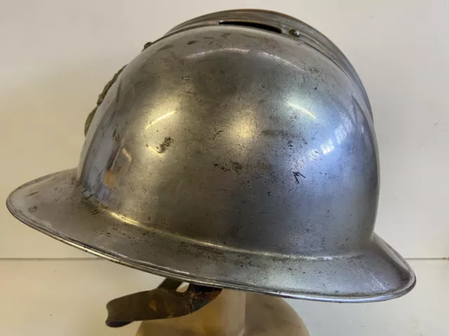 WW2 Français Casque Adrian Pompier Modèle 26 Coiffe Helmet Casco M26 Sapeur 3