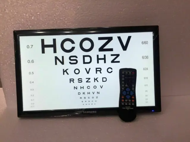 Lcd visual acuity chart system with expedite Shipping