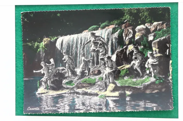 Cartolina Viaggiata 1955 Caserta Palazzo Reale - Bagno Di Diana Postcard