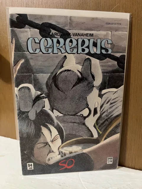 Cerebus 94 🔥1987 AARDVARK- VANAHEIM Copper Age Comics🔥VF+