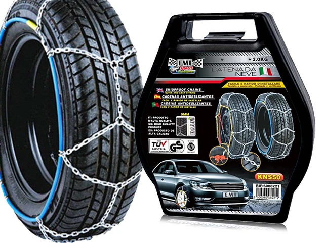 Catene Da Neve LUBEX 9mm Omologate Gruppo 1 - Per Sicurezza Invernale Su Auto E Veicoli - Foto 7