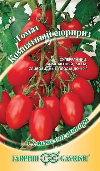 Russian Cherry Tomato Seeds "Home Surprise" Superearly 50 Cm Bush Lots Of Fruits