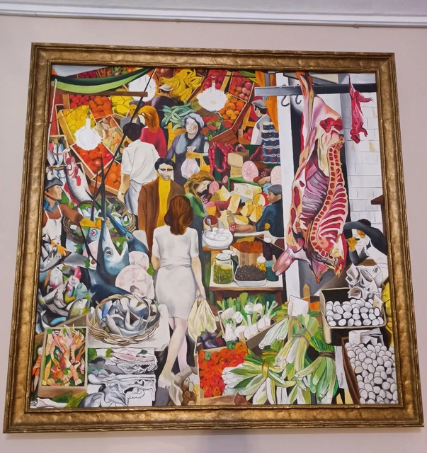 Vucciria Renato Guttuso Quadro Stampa Su Tela