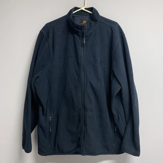 Ozark Trail Dark Blue Fleece Jacket. Mens Size 3XL