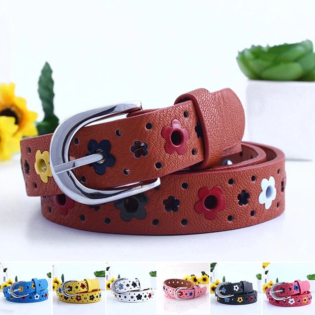 Cintura vita alla moda per neonati bambini ragazzi ragazze materiale in pelle PU