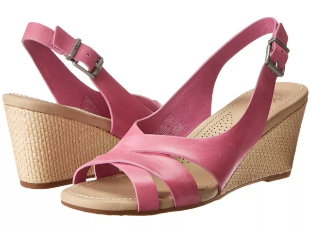 New UGG  Australia Kenedy wedge pink  women's shoes sz US 8.5 EUR 39.5 2