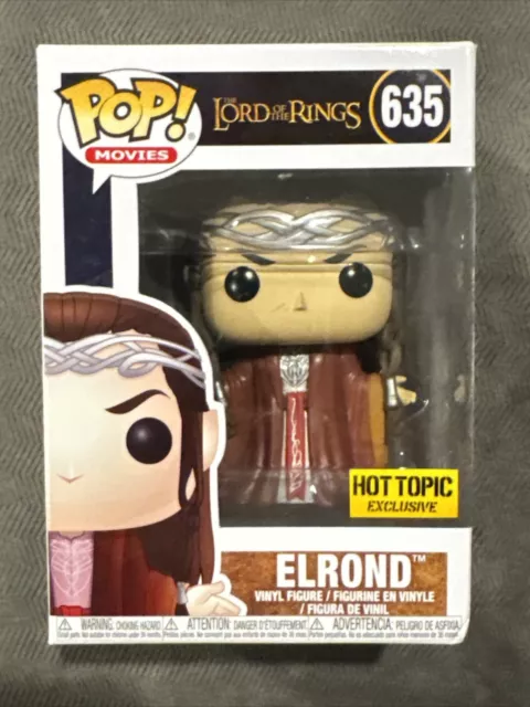 FUNKO POP! Lord of the Rings Elrond - #635 Hot Topic Exclusive vaulted - Damaged