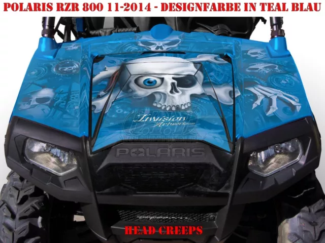 Invision Dekor Graphic Kit Atv Polaris Rzr 570/800/900 Head Creeps B 2