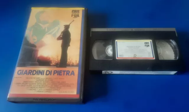 (Vhs) 'Giardini di pietra' di F. Coppola (1987) (James Caan, Anjelica Huston)