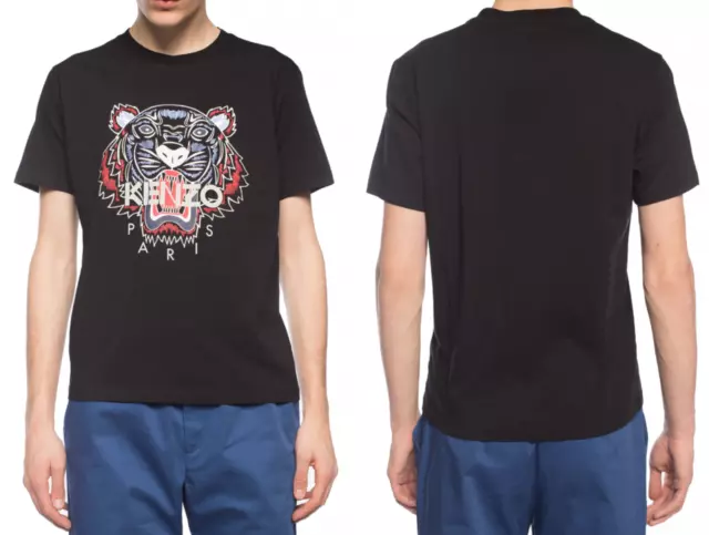 KENZO CLASSIC TIGER HEAD TEE T-Shirt Varsity Heritage Shirt Iconic Top Bnwt L