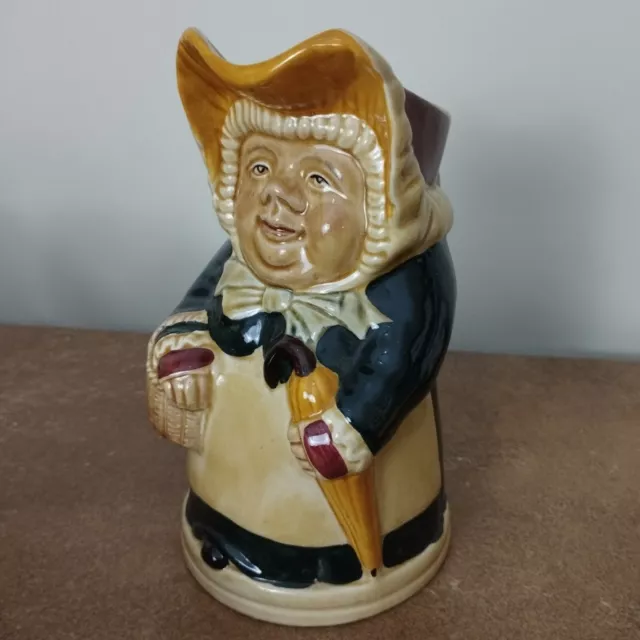 Vintage Toby Jug, Lady "Betsy" by Wood & Sons, 0.75 Pint 2