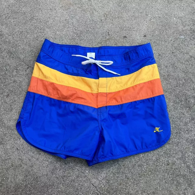 Vintage Hobie Short Shorts Swim Trunks Deadstock Nos Surf Size 34