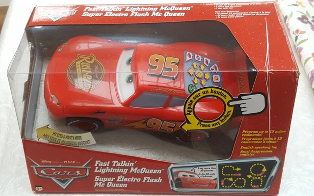 DISNEY PIXAR CARS Matel Fast Talkin' Lightning McQueen
