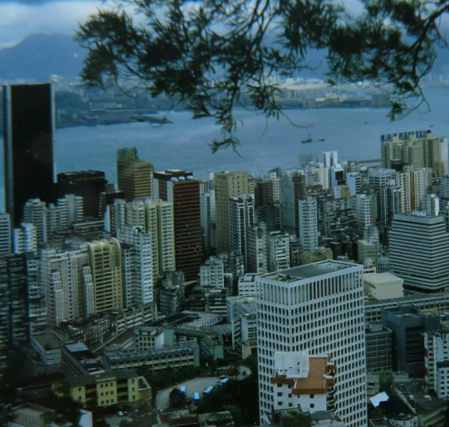 VINTAGE VICTORIA PEAK Hong Kong City View 35mm Slide - 1983s China ...