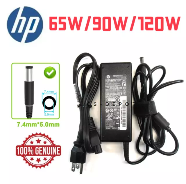 Genuine HP EliteDesk 705 800 G1 G2 G3 AC Adapter Power Supply 65W 90W 120W