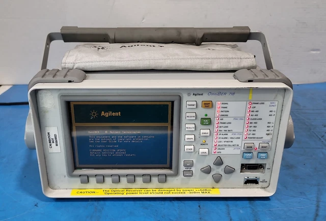 Agilent OmniBER 718 37718A Communications Performance Analyzer 2/8/34/140 Mb/s