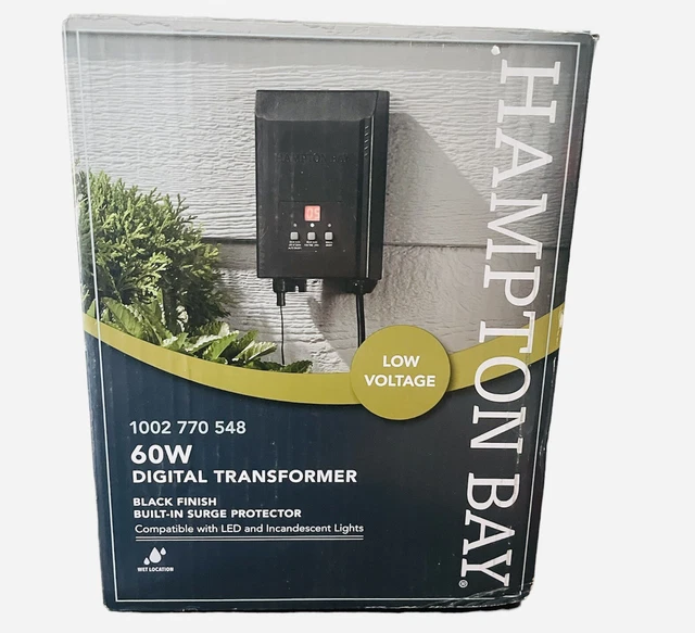 HAMPTON BAY LOWVOLTAGE 60Watt Landscape Transformer SL6012SV New