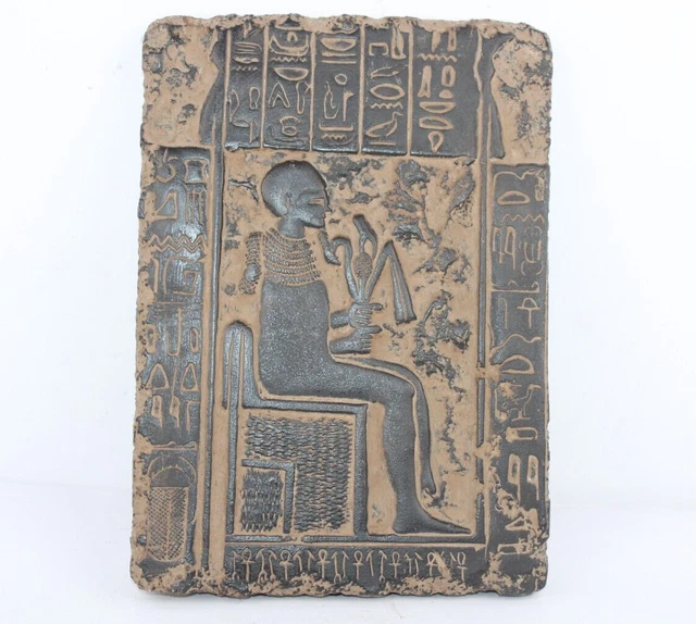 RARO ANTIGUO EGIPCIO ANTIGUO PTAH Señor de la Sabiduría Stella Stela -...