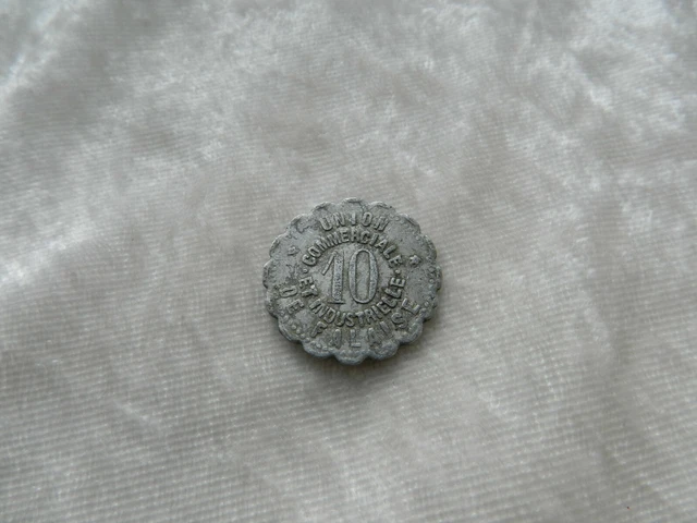 Jeton De Nécessité 30 Centimes - Hôtel Excelsior, Nancy - Maillechort (XXe)