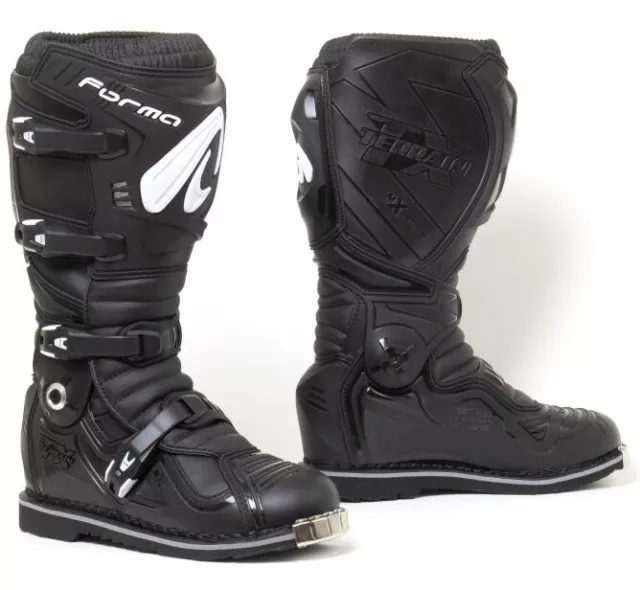 Stivali Boots Cross Enduro Snodo Forma Terrain Evolution Tx Black Nero Tg 46