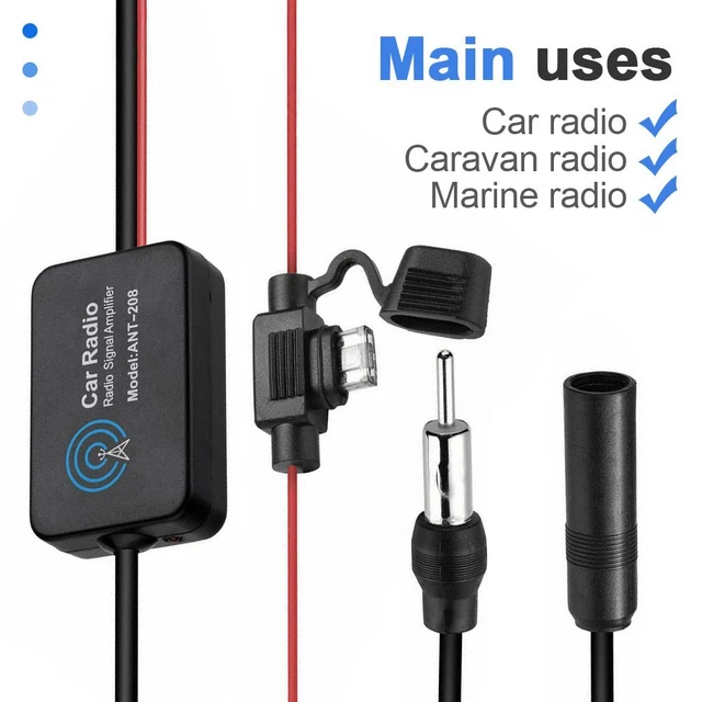 Acquista Antenne Amplificatore Autoradio Dispositivo Potenziatore Amplificatore Segnale Antenna FM Automatica In Italia A Partire Da 10 - Foto 14