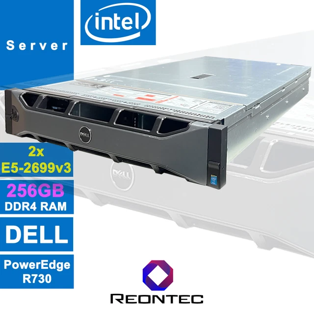 Matériel Informatique Profsionnel Garanti Serveur Dell PowerEdge R720 8LFF Reconditionné – 2x Xeon E5-2680 V2, 128 Go RAM, Rails, 1 An Garantie Serveur Entreprise Dell R720 Avec Rails