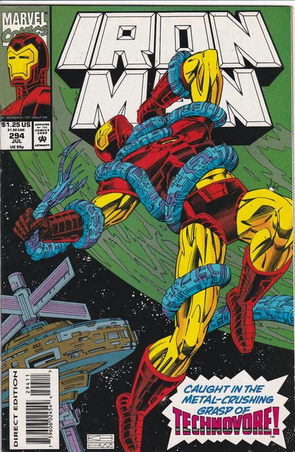 Iron Man #294 , Vol. 1 (1968-1996) Marvel Comics