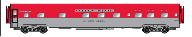 InterMountain N Scale CCS6565 Southern Pacific Golden State  6-6-4 Sleeper Car