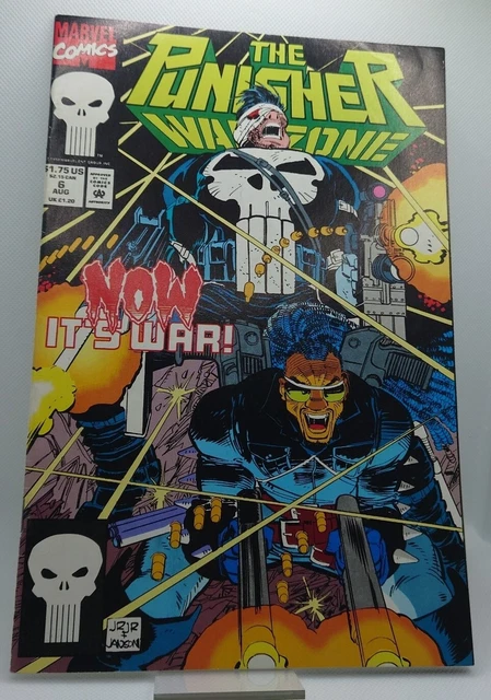 Marvel The Punisher: War Zone #6 Vol #1 August 1992 NM Now It's War