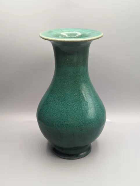 Chinese Guan-Type Green Crackle Glaze - Longquan, Early 19th Century, Antique