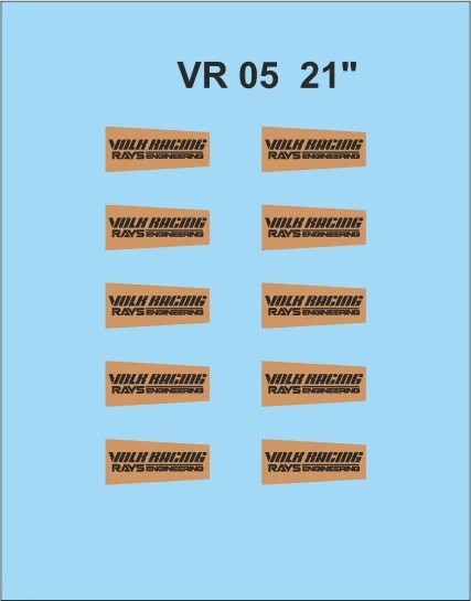 Décalcomanies Jantes Rotiform 02 - Set De 3 X 5 Pièces - 3,0 Mm - Échelle 1/18 - Couleurs Or/noir/jaune