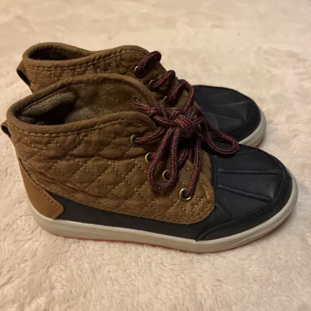 Osh Kosh B'gosh Tarin-B Toddler Boy Ankle Lace Up Boots Size 11 3