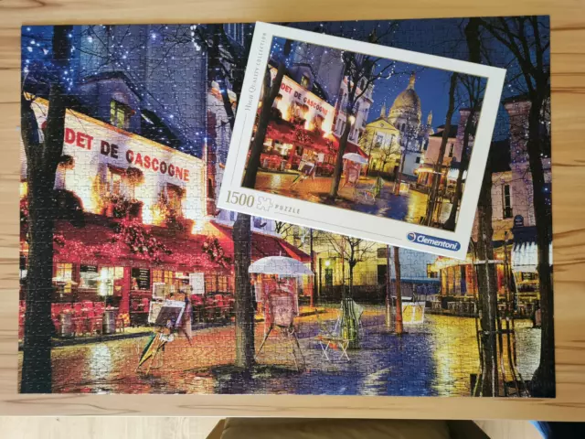 1500 Teile Puzzle: "Strassenszene Paris, Montmartre" ca. 84x60 cm 3