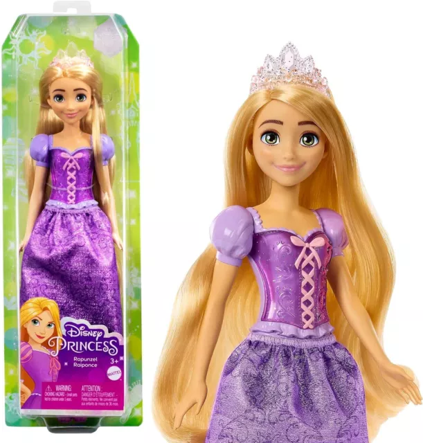 Disney Princess - Rapunzel bambola vestita alla moda con capi e accessori scinti