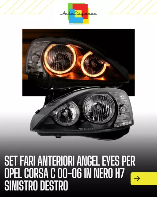 Projektor Ellipsoid Scheinwerfer für Opel Corsa C 00-06