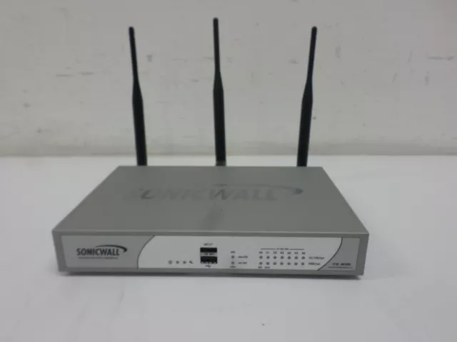 SONICWALL TZ 215W Network Security Appliance Firewall APL24-08F No Power Supply