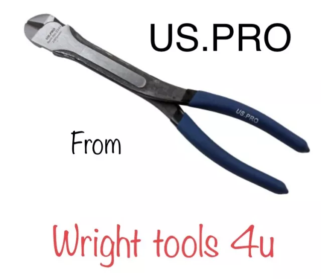 US PRO Tools Heavy Duty Diagonal Cutting Pliers Side Cutters Snips 2244 11”